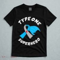 Type One Superhero Type 1 Diabetes Awareness T-Shirt thumb 5
