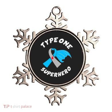 Type One Superhero Type 1 Diabetes Awareness Ornament