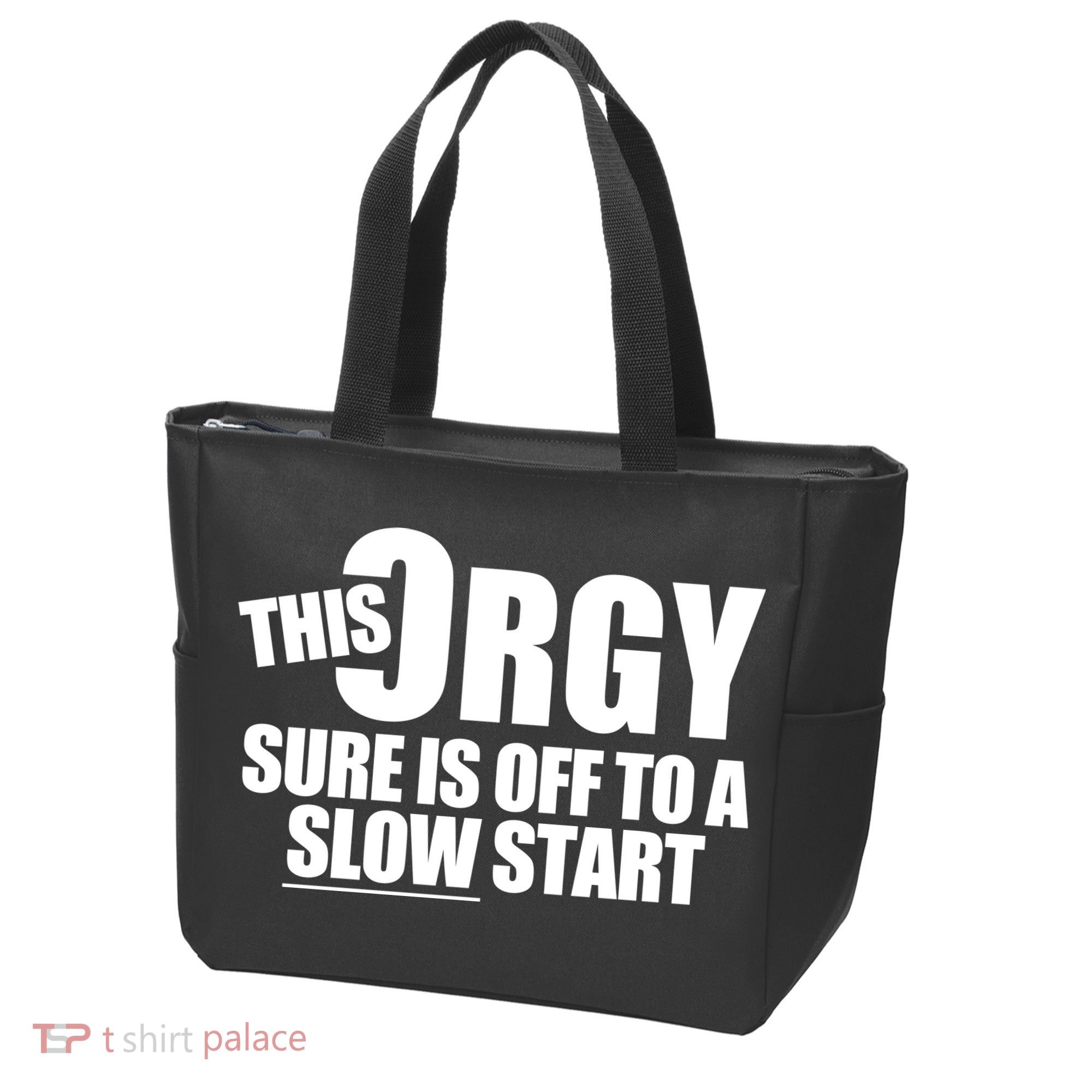 This Orgy Sure Is Off To A Slow Start Tote Bag