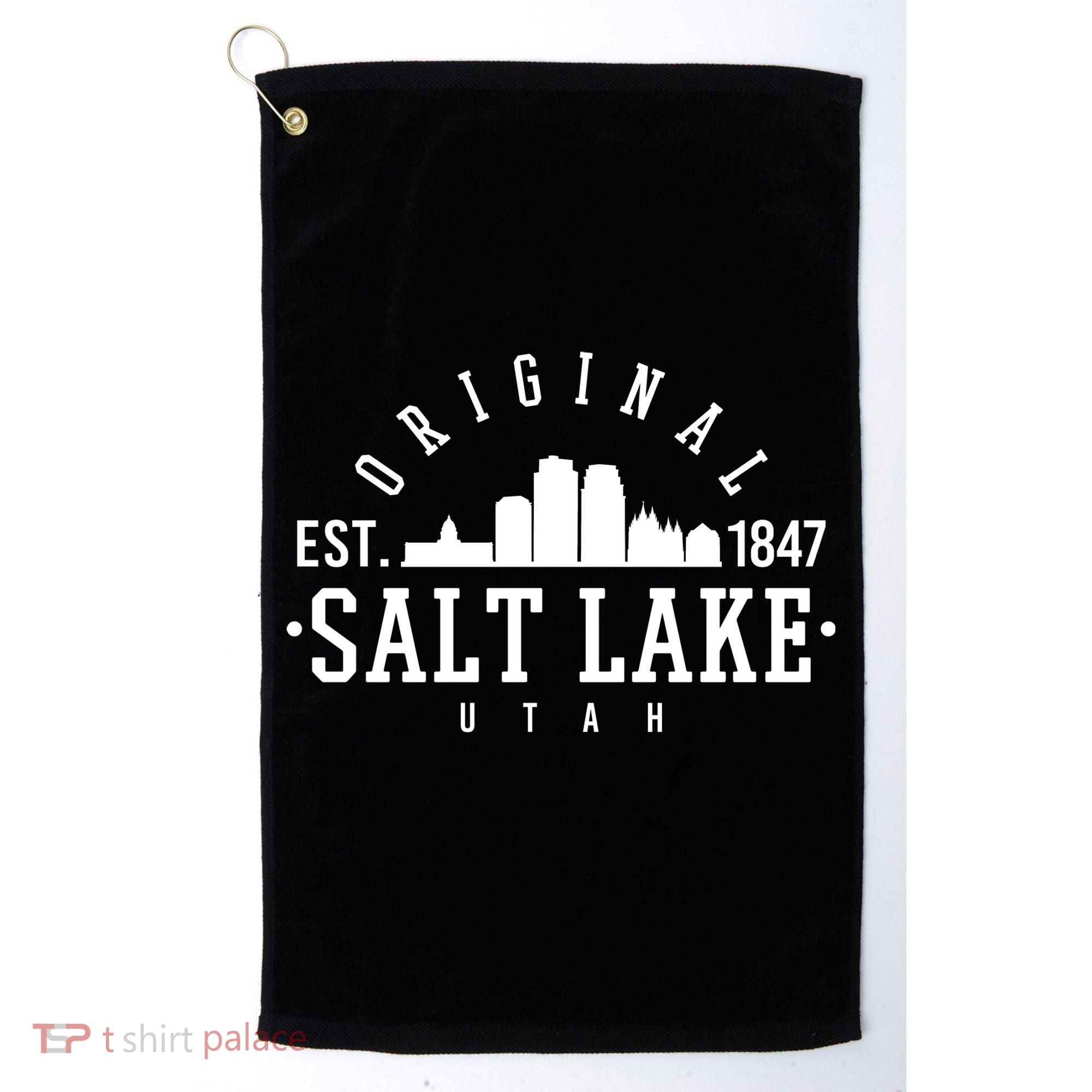 The Original Salt Lake City Utah 1847 Golf Towel