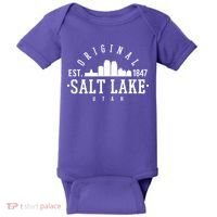 The Original Salt Lake City Utah 1847 Baby Bodysuit thumb 0