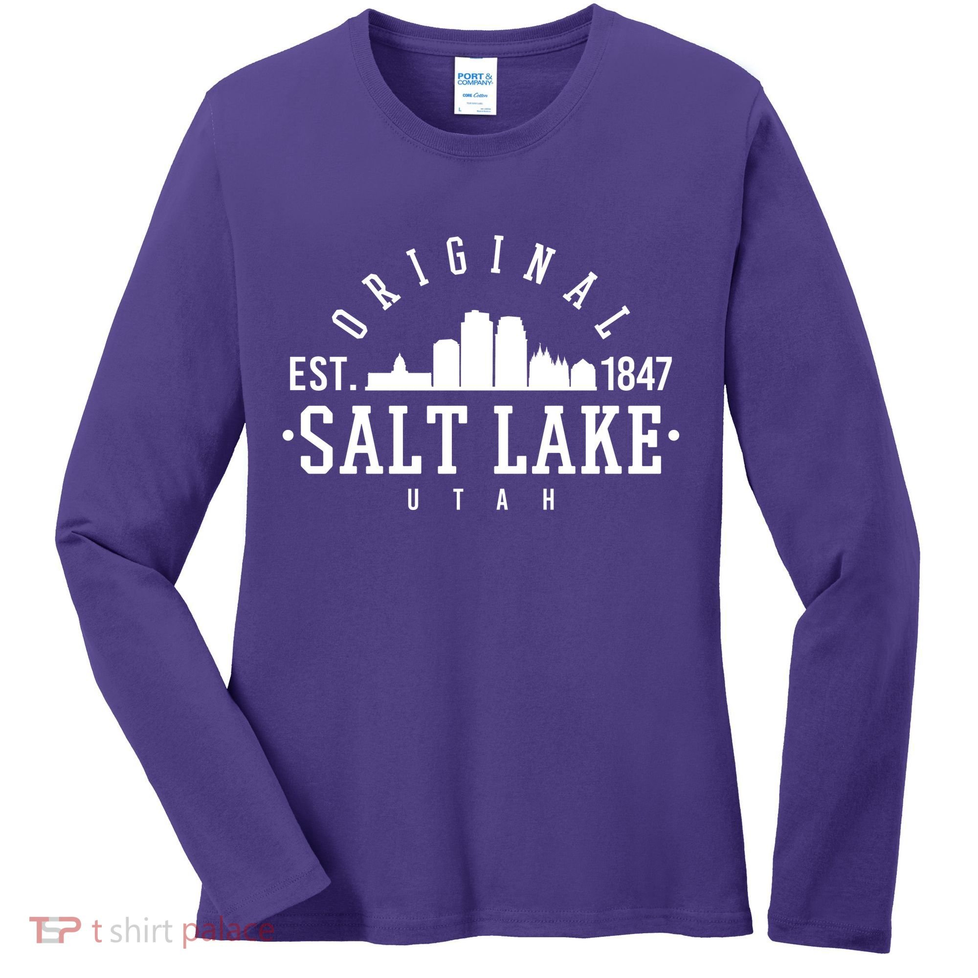 The Original Salt Lake City Utah 1847 Women's Long Sleeve Shirt