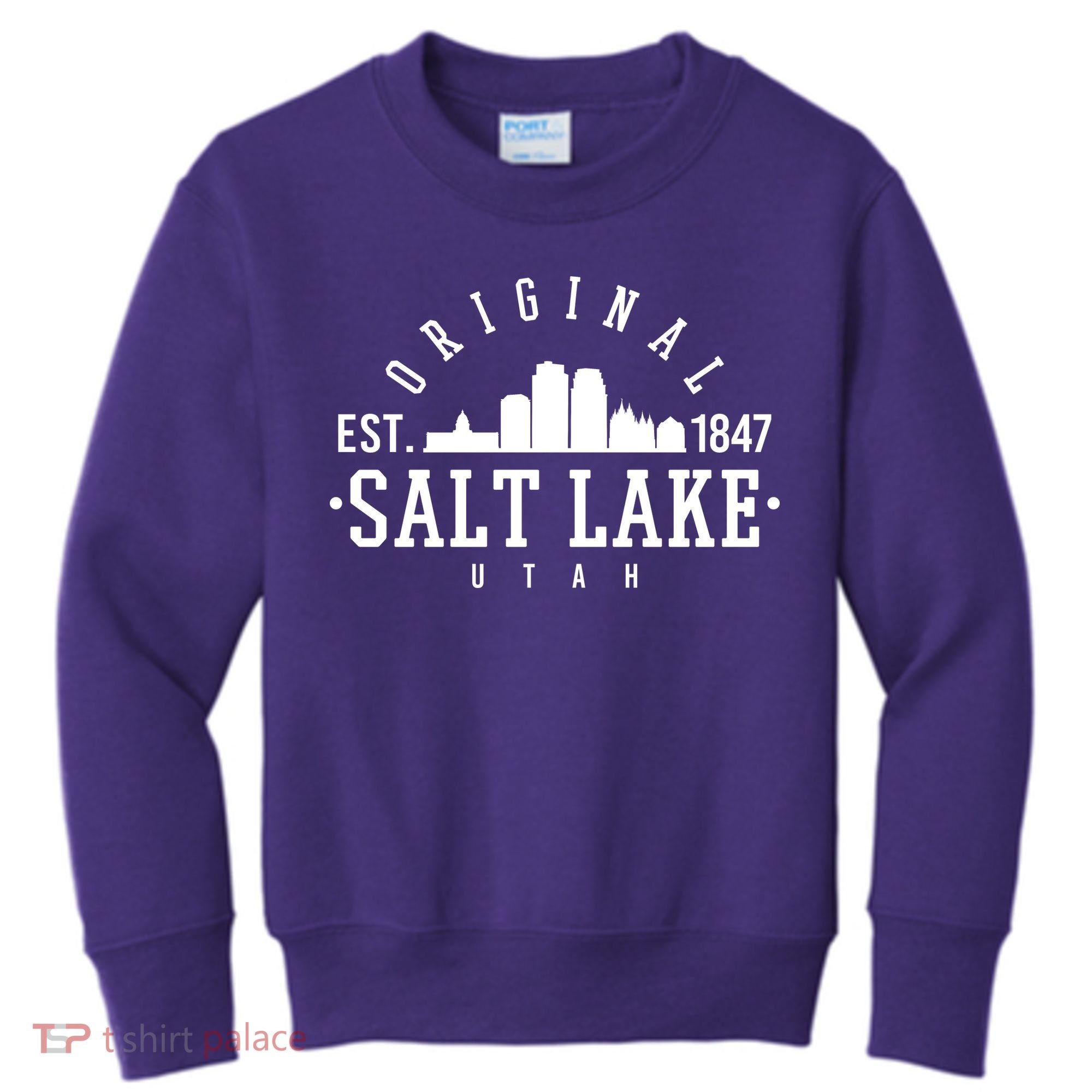 The Original Salt Lake City Utah 1847 Kids Sweatshirt