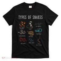 Types Of Snakes Educational Serpent 9 Different Snake T-Shirt thumb 0