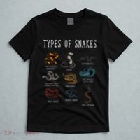 Types Of Snakes Educational Serpent 9 Different Snake T-Shirt thumb 5