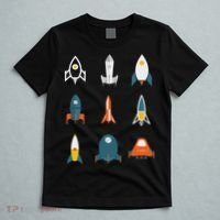 Types Of Space Rockets Astronaut Gif T-Shirt thumb 5