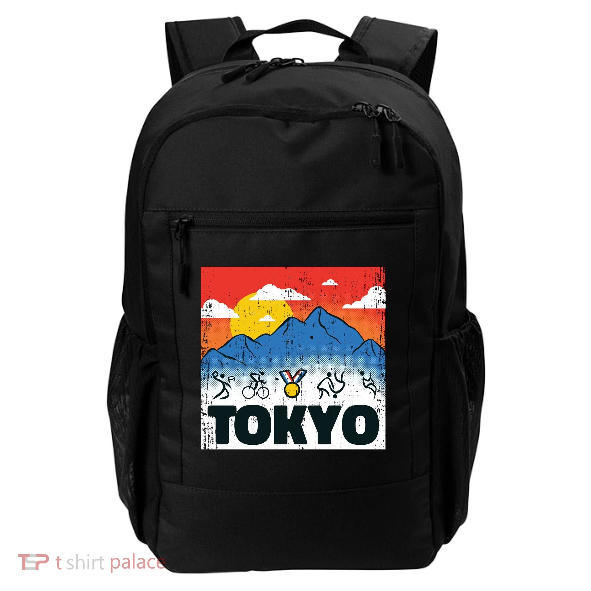 Tokyo Olympics Stick Figures Backpack