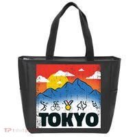 Tokyo Olympics Stick Figures Tote Bag thumb 0