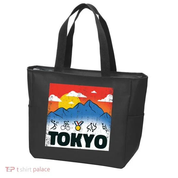 Tokyo Olympics Stick Figures Tote Bag