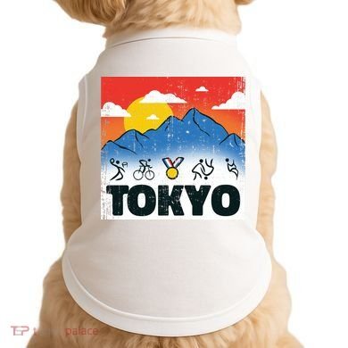 Tokyo Olympics Stick Figures Doggie Tank