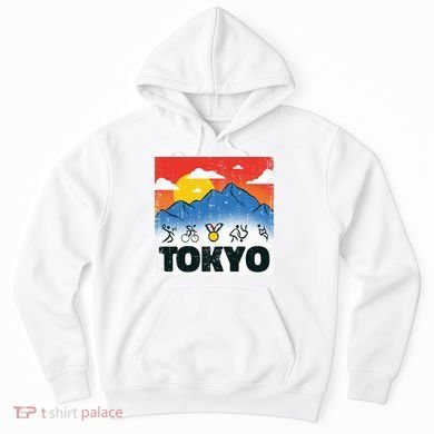 Tokyo Olympics Stick Figures Hoodie