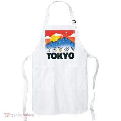 Tokyo Olympics Stick Figures Apron