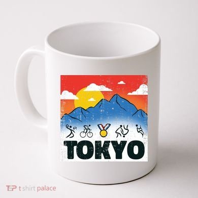 Tokyo Olympics Stick Figures Coffee Mug