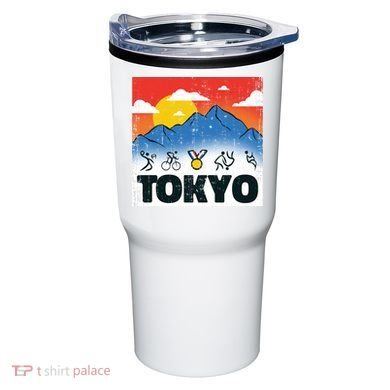 Tokyo Olympics Stick Figures Tumbler