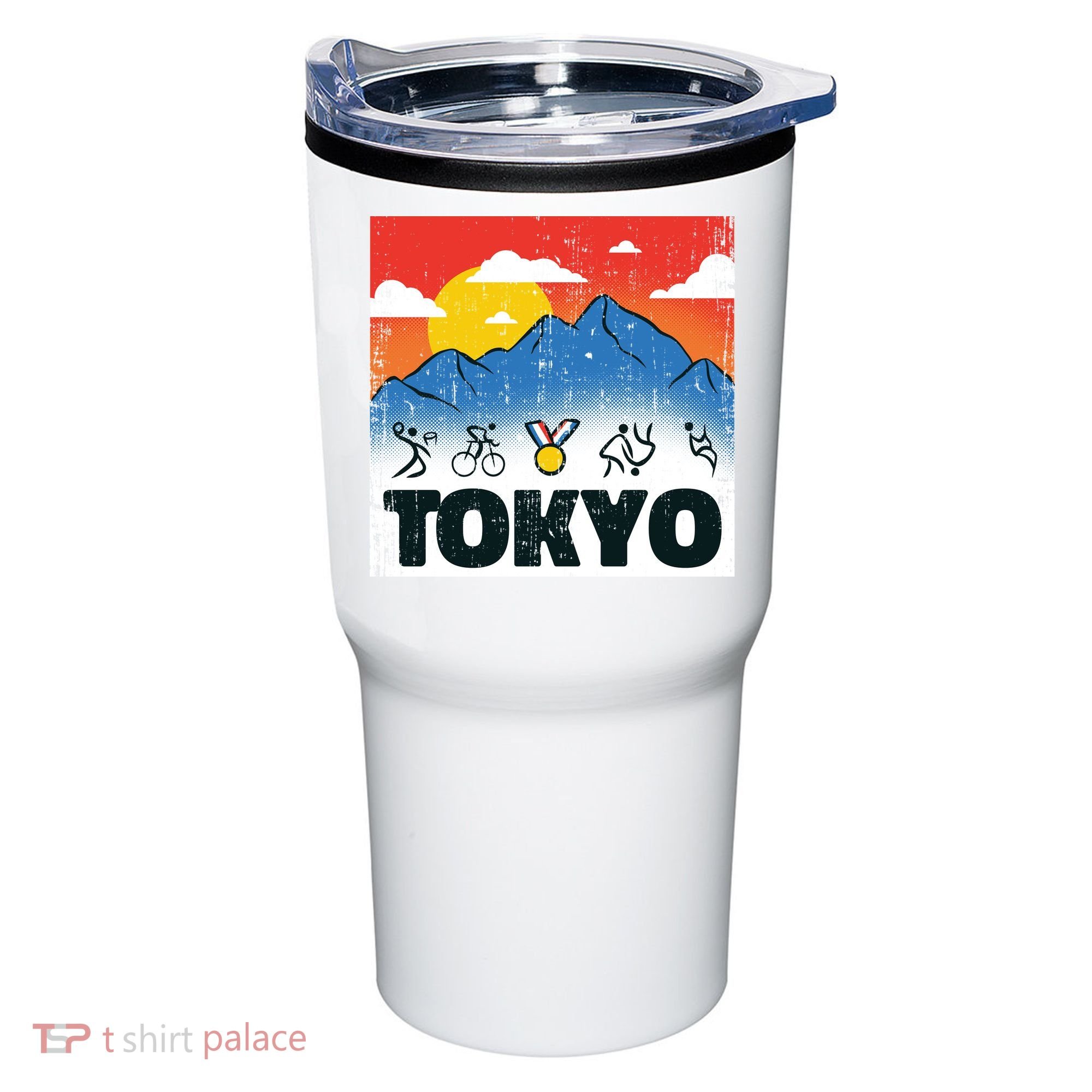 Tokyo Olympics Stick Figures Tumbler