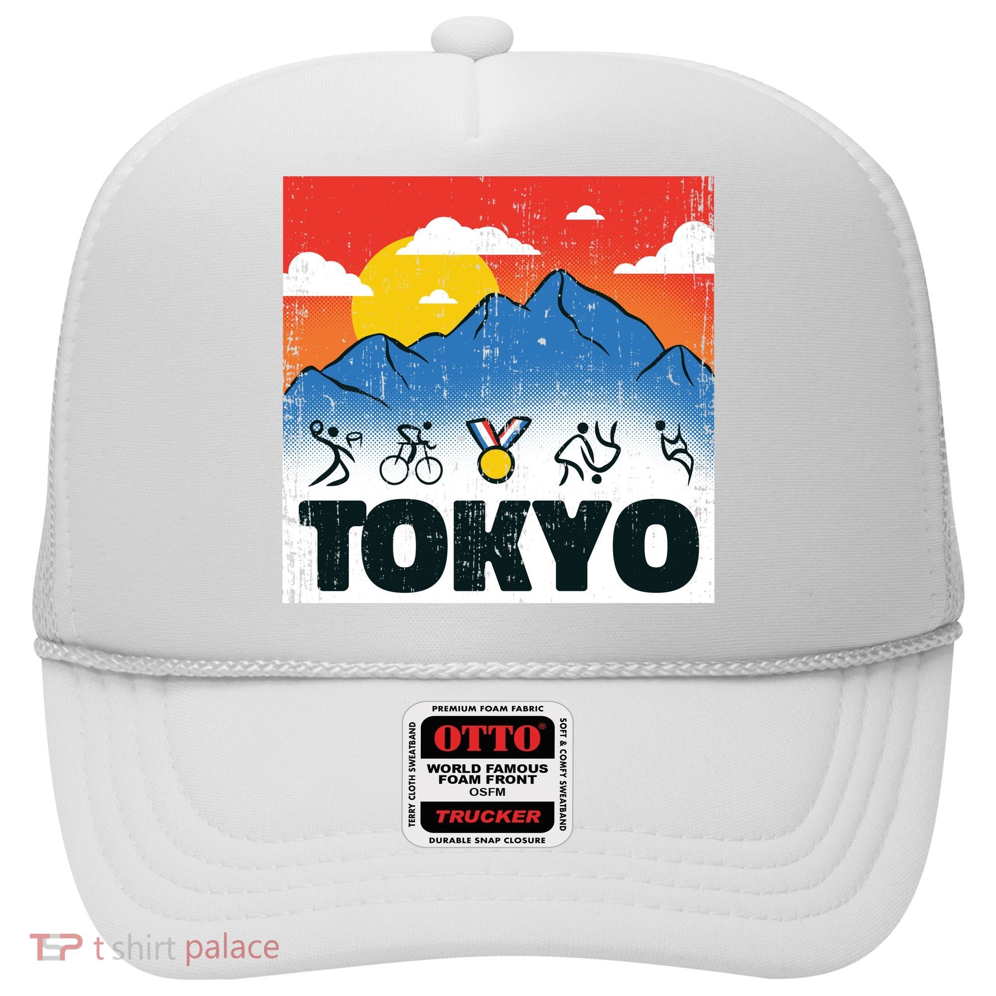 Tokyo Olympics Stick Figures Hat