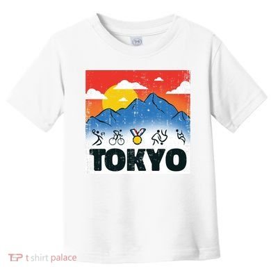 Tokyo Olympics Stick Figures Toddler T-Shirt