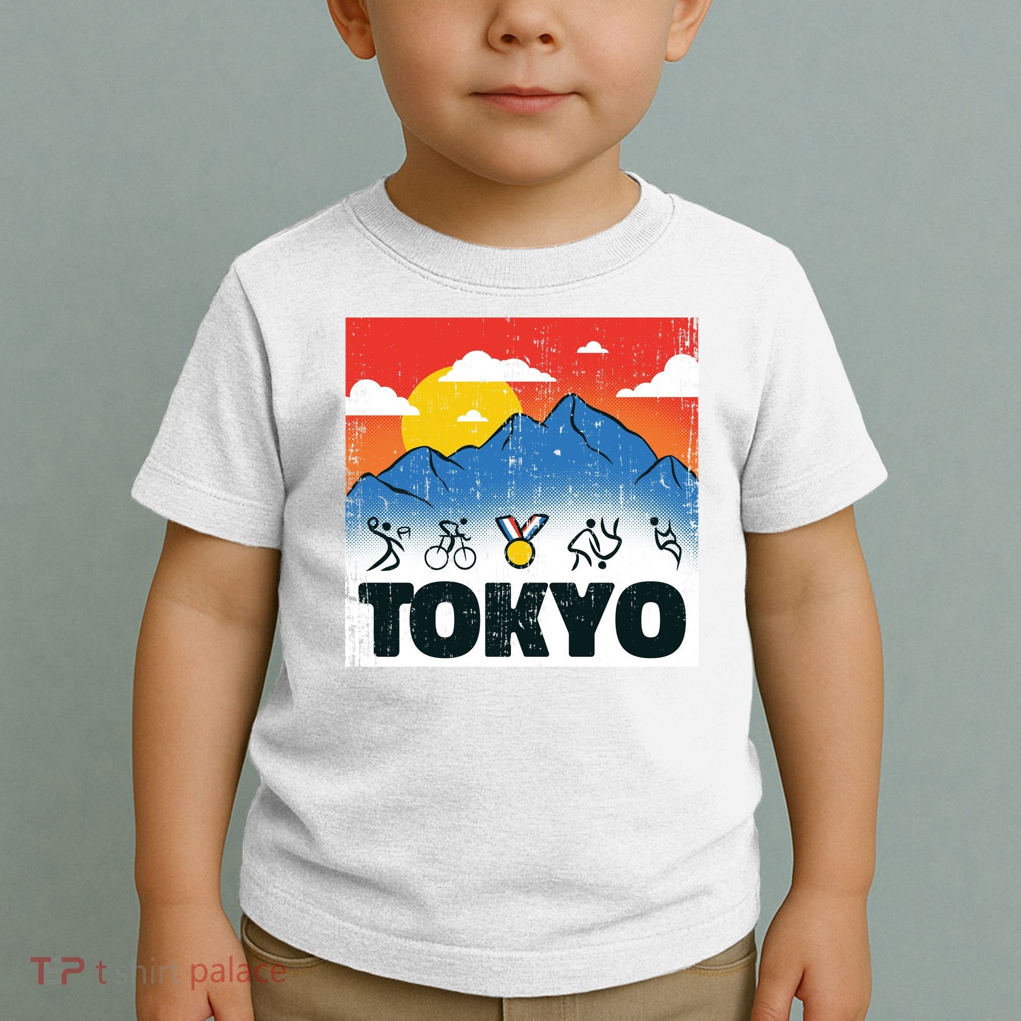 Tokyo Olympics Stick Figures Toddler T-Shirt