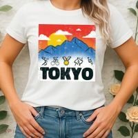 Tokyo Olympics Stick Figures Women's T-Shirt thumb 2