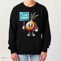 Team Onion Sweet Onion Mascot Funny Vegetable Women's Sweatshirt thumb 0