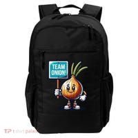 Team Onion Sweet Onion Mascot Funny Vegetable Backpack thumb 0