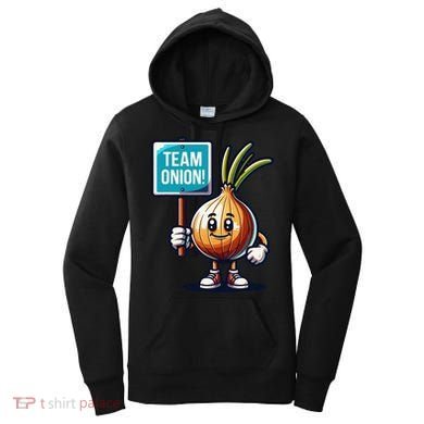 Team Onion Sweet Onion Mascot Funny Vegetable Women's Hoodie