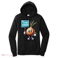 Team Onion Sweet Onion Mascot Funny Vegetable Women's Hoodie thumb 0