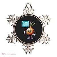 Team Onion Sweet Onion Mascot Funny Vegetable Ornament thumb 0
