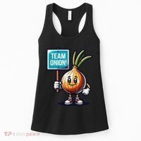 Team Onion Sweet Onion Mascot Funny Vegetable Women's Tank Top thumb 0