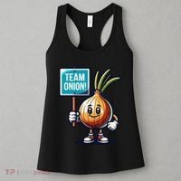 Team Onion Sweet Onion Mascot Funny Vegetable Women's Tank Top thumb 3