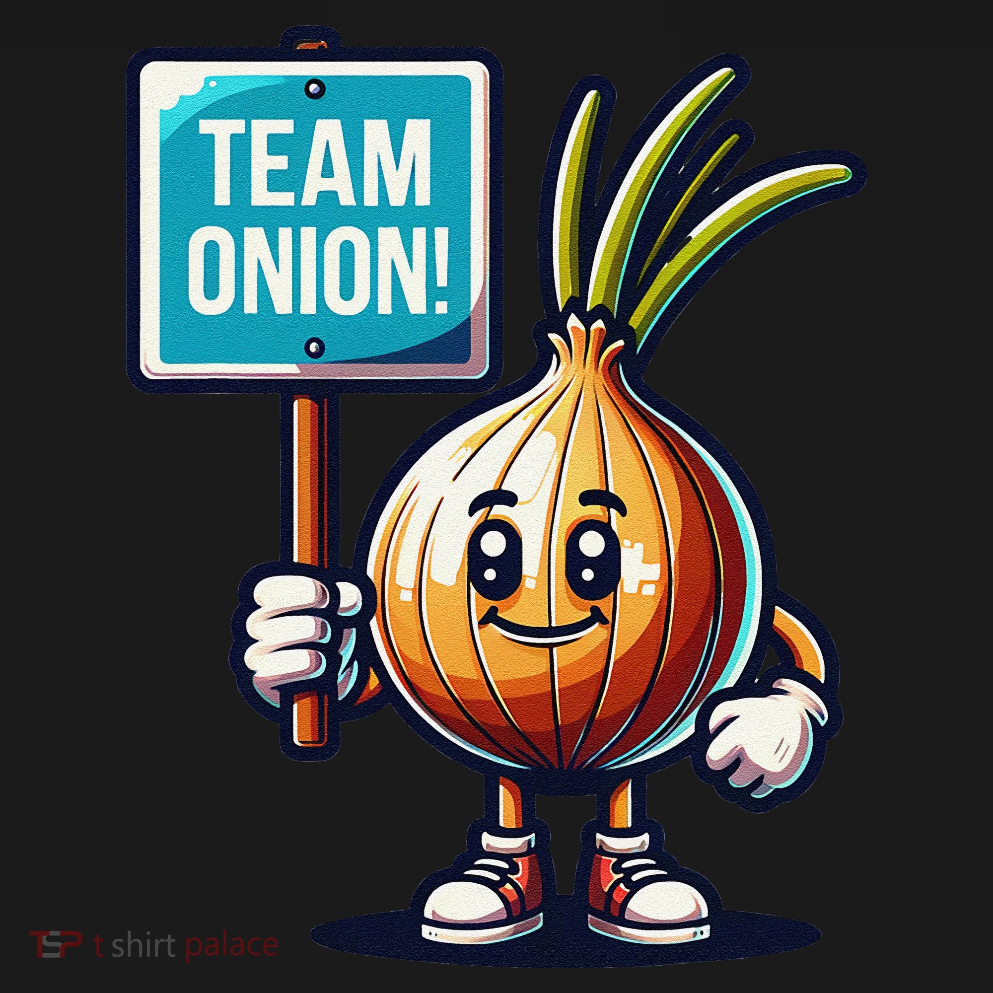 Team Onion Sweet Onion Mascot Funny Vegetable Baby Bodysuit