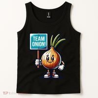 Team Onion Sweet Onion Mascot Funny Vegetable Tank Top thumb 2