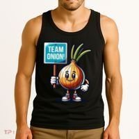 Team Onion Sweet Onion Mascot Funny Vegetable Tank Top thumb 3