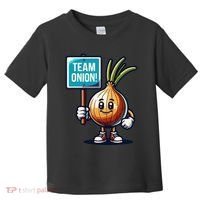 Team Onion Sweet Onion Mascot Funny Vegetable Toddler T-Shirt thumb 0