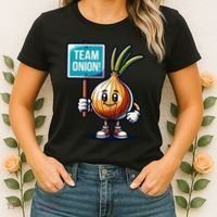 Team Onion Sweet Onion Mascot Funny Vegetable Women's T-Shirt thumb 2