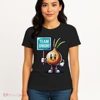 Team Onion Sweet Onion Mascot Funny Vegetable Women's T-Shirt thumb 4