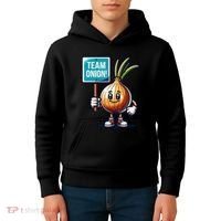 Team Onion Sweet Onion Mascot Funny Vegetable Kids Hoodie thumb 4