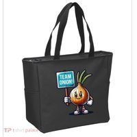 Team Onion Sweet Onion Mascot Funny Vegetable Tote Bag thumb 2