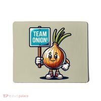 Team Onion Sweet Onion Mascot Funny Vegetable Mousepad thumb 0