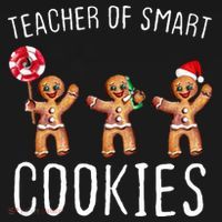 Teacher Of Smart Cookies Gingerbread Cute Christmas Women's Hoodie thumb 2