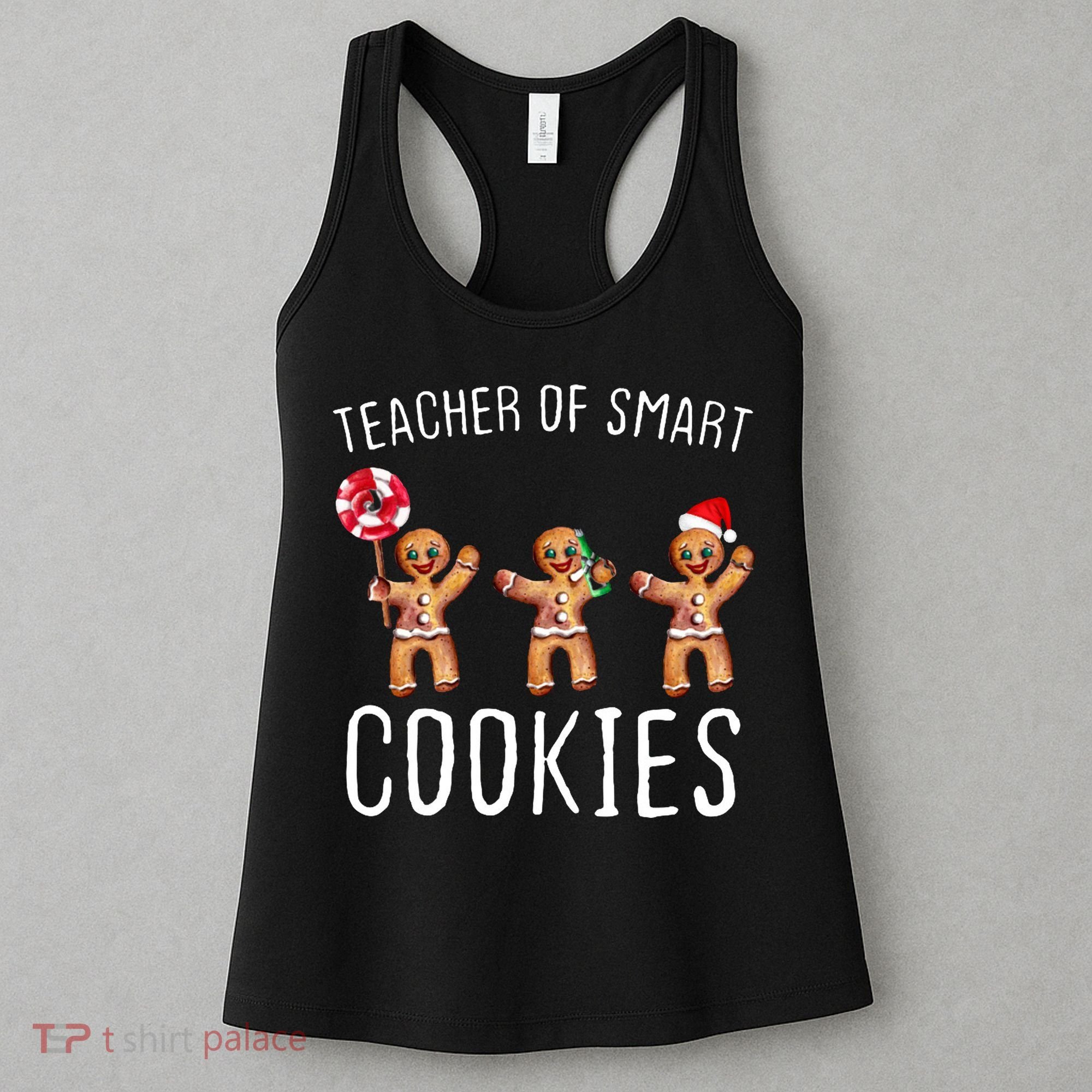 Teacher Of Smart Cookies Gingerbread Cute Christmas Women's Tank Top