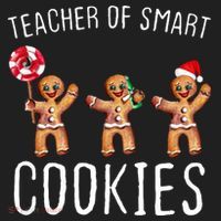 Teacher Of Smart Cookies Gingerbread Cute Christmas Golf Towel thumb 3
