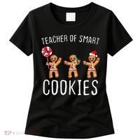 Teacher Of Smart Cookies Gingerbread Cute Christmas Women's T-Shirt thumb 0