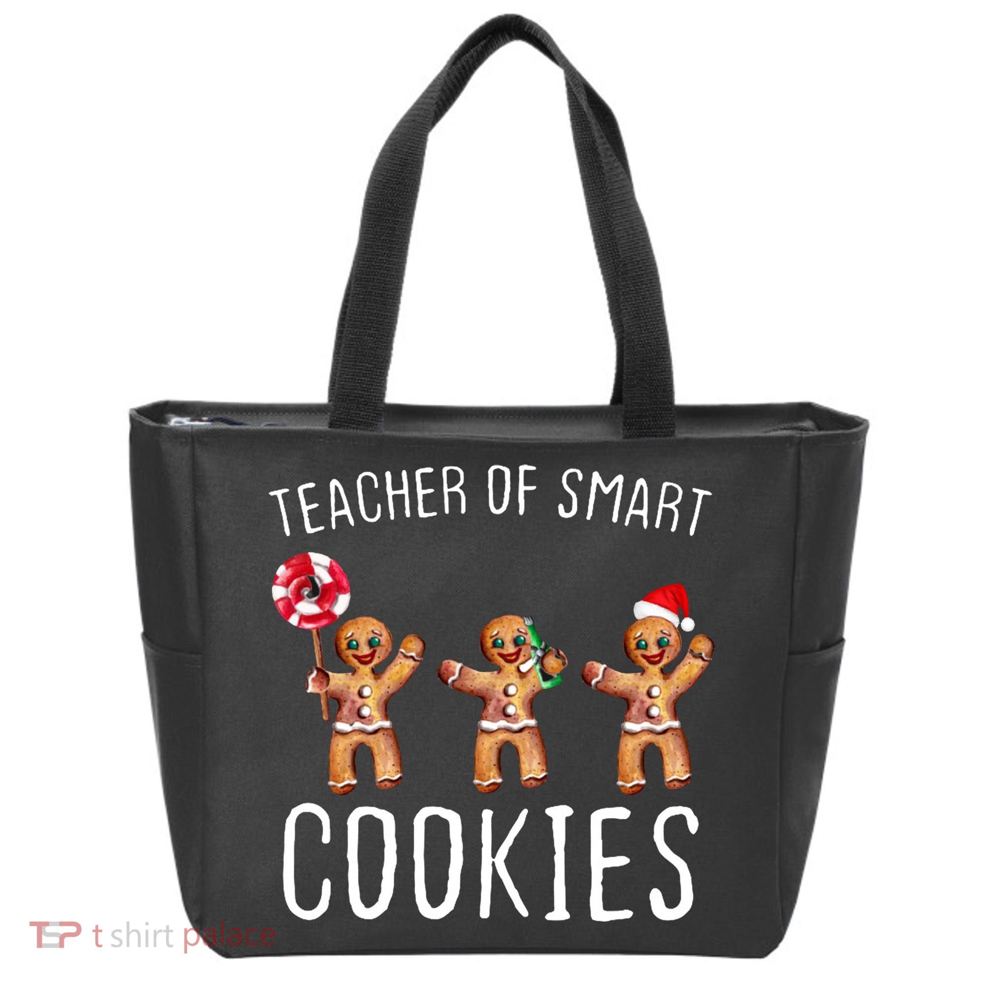 Teacher Of Smart Cookies Gingerbread Cute Christmas Tote Bag