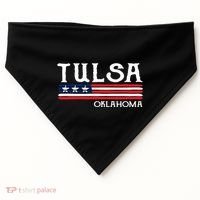 Tulsa Oklahoma Souvenir Gift USA-Made Doggie Bandana thumb 0