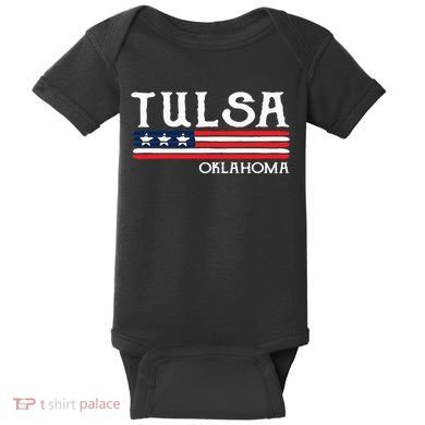 Tulsa Oklahoma Souvenir Gift Baby Bodysuit