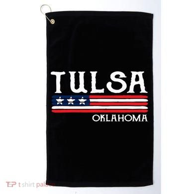 Tulsa Oklahoma Souvenir Gift Golf Towel