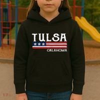Tulsa Oklahoma Souvenir Gift Kids Hoodie thumb 3