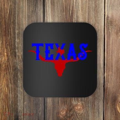 Texas Original State Longhorn Logo Coaster