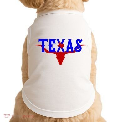 Texas Original State Longhorn Logo Doggie Tank